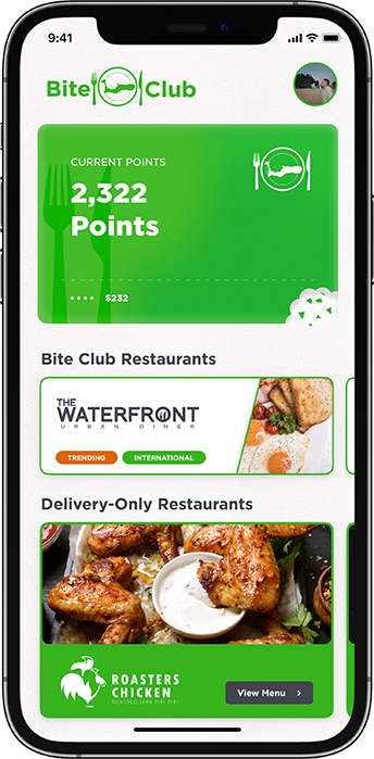 bite club restaurant loyalty app mobile preview